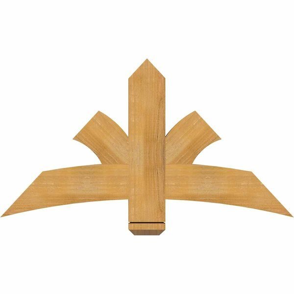 Davenport Rough Sawn Timber Gable Bracket, Western Red Cedar, 48